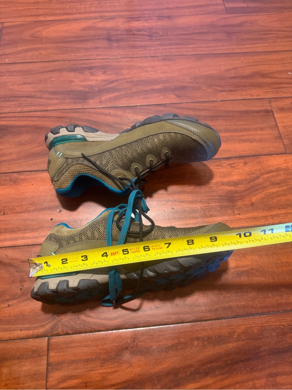 Teva Olive Green and Teal Women's Sneakers - Picture 12 of 12